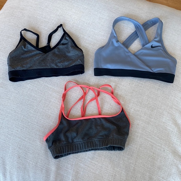 Nike Other - XS sports bras 2 Nike and 1 champion (orange)